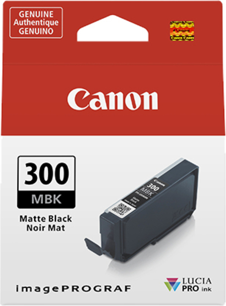 20220803190026_canon_pfi_300_melani_ektypoti_inkjet_matte_mayro_4192c001.jpeg Canon Ink 4192C001 / PFI-300 MBK Matte Black - Image 1