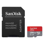 SanDisk Micro SD-Karte SDSQXBD-256G-GN6MA / Extreme Plus 256GB V30 S Rot und Gold