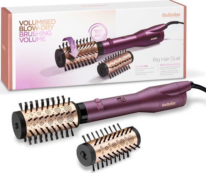 20220930151814_6bb17c11.jpeg BaByliss Warmluftbuerste Big Hair Dual AS950E Rosa - Image 1