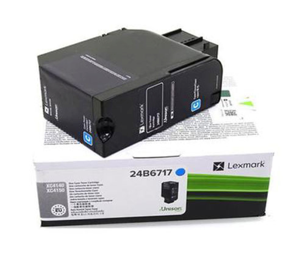 Lexmark Toner 24B6717 / 24 B 6717 Cyan - Image 1