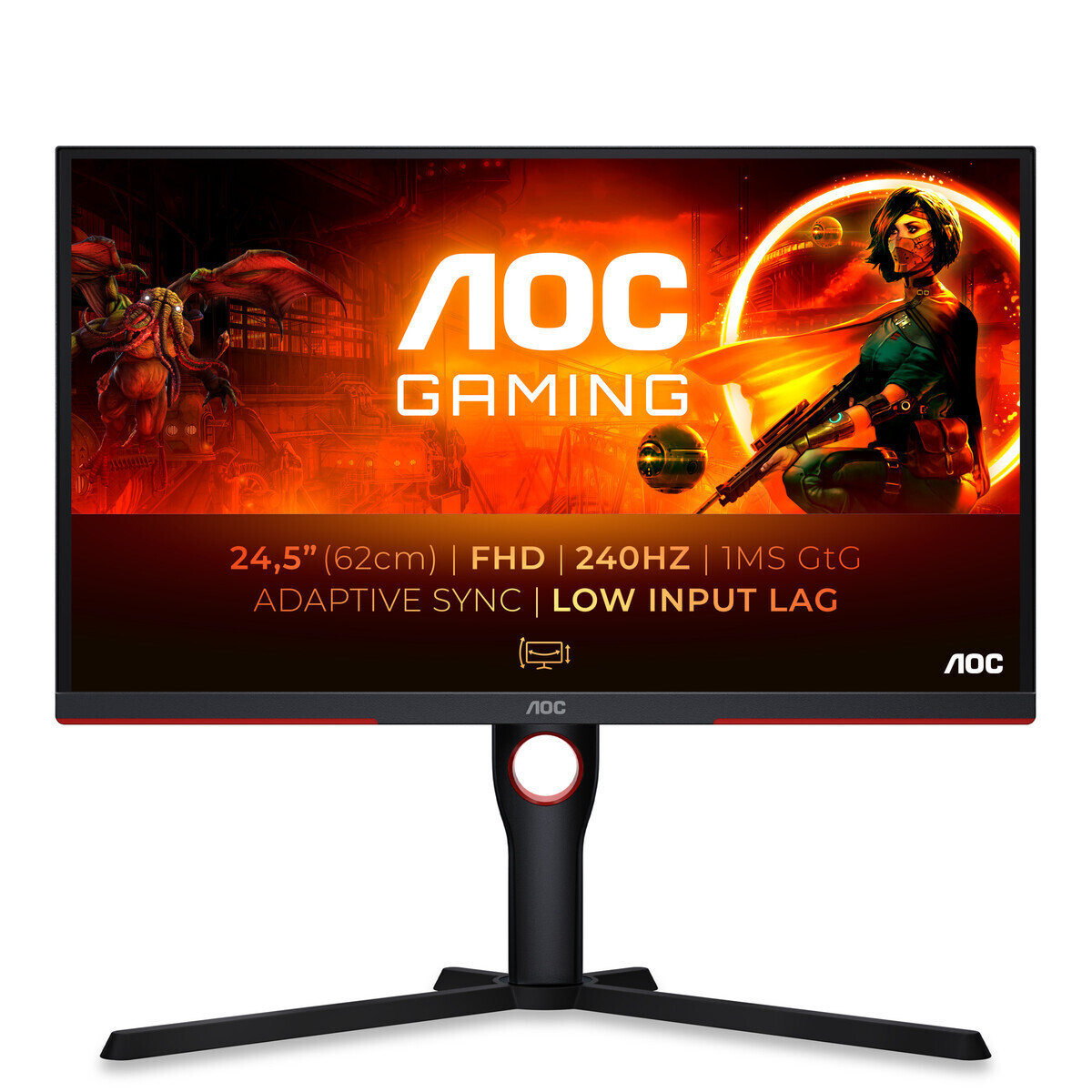 AOC Monitor 25G3ZM/BK / CE 25G3ZM/BK Black - Image 1