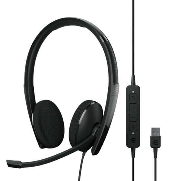 EPOS Headset 1000915 / ADAPT 160 USB II Black - Image 1