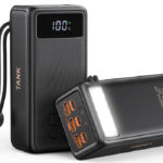VEGER Powerbank Tank Boost PD QC3.0 5A 130W 56000 mAh Schwarz W5001C