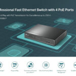 TP-LINK Switch TL-SF1008LP / TL-SF1008LP Black