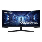 Samsung Monitor LC34G55TWWPXEN / Odyssey LC34G55TWWP Black" "(34 ")""