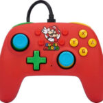 Power A NSGP0123-01, Gamepad, Nintendo Switch, analog, verkabelt, Rot