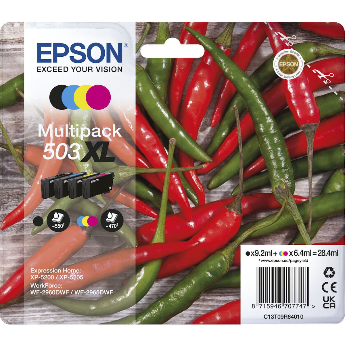 Epson Tinte T09R64010 503XL Multipack 4er-Pack - Image 1
