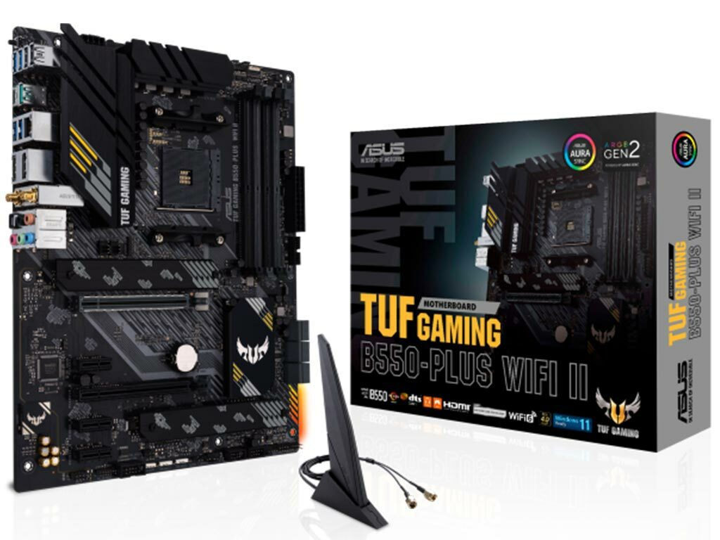 20230426125416_asus_tuf_gaming_b550_plus_wifi_ii_motherboard_atx_me_amd_am4_socket.jpeg ASUS TUF GAMING B550-PLUS WIFI II - Image 1