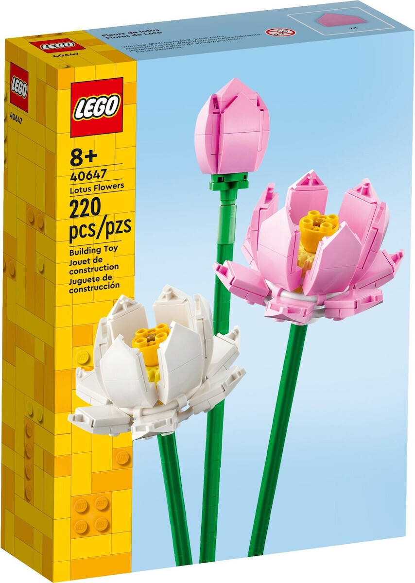 20230616093419_lego_lotus_flowers_gia_8_eton_40647.jpeg LEGO® Botanicals 40647 Lotusblumen - Image 1