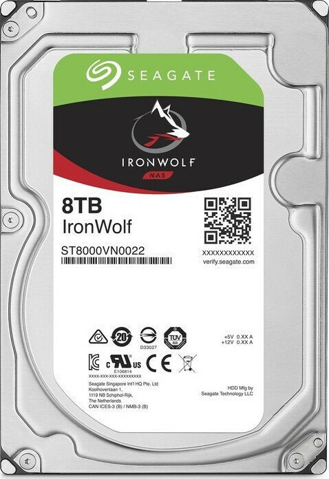 Seagate IronWolf  8TB NAS SATA-3 (N) - Image 1