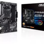 Asus Motherboard 90MB17H0-M0EAYC / Prime A520M-A II Black/Light gray
