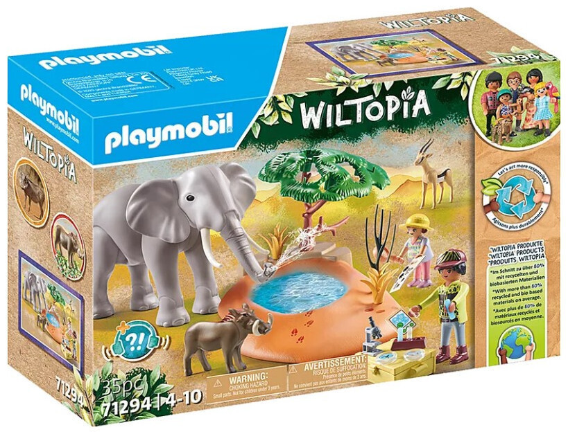 20230830164806_playmobil_wiltopia_exereynites_kai_elefantas_gia_4_10_eton_71294.jpeg PLAYMOBIL® 71294 Spritztour zum Wasserloch - Image 1