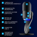 Logitech Mikrofon Yeti GX 988-000569 Schwarz