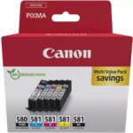 Canon Ink 2078C007 / PGI-580/CLI-581  Multipack BK,PBK,C,M,Y