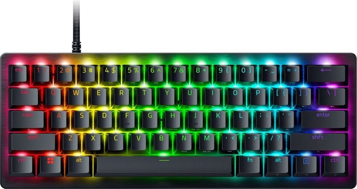20240201102534_razer_huntsman_v3_pro_mini_analog_gaming_pliktrologio_60_me_razer_analog_optical_gen_2_diakoptes_kai_rgb_fotismo_agliko_us_gri.jpeg Razer Keyboard RZ03-04990100-R3M1 / Huntsman V3 Pro Mini Black - Image 1
