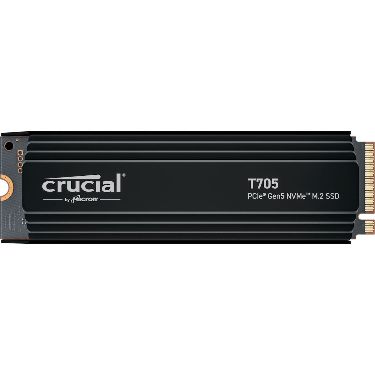 Crucial SSD T705 1TB PCie 5.0 NVMe w/Heatsink - Image 1