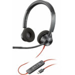 Poly Headset 8X220AA / Blackwire 3320 MS Black
