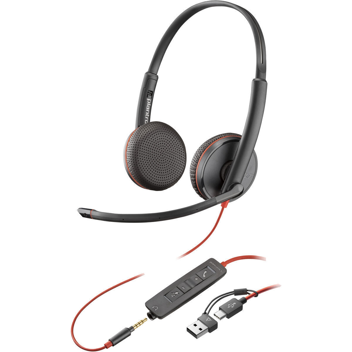 Poly Headset 8X229AA / Blackwire 3225 Black - Image 1