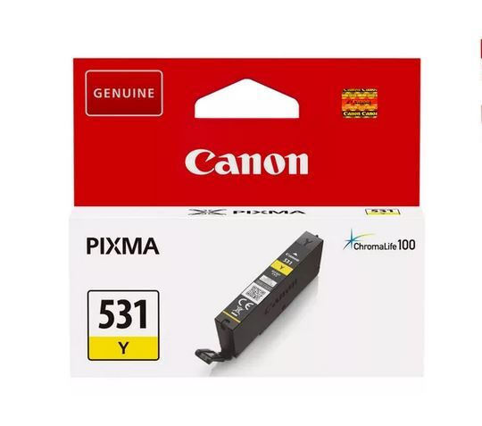 20240311131006_canon_cli_531y_melani_ektypoti_inkjet_kitrino_6121c001.jpeg Canon Tinten CLI-531Y Gelb 6121C001 - Image 1