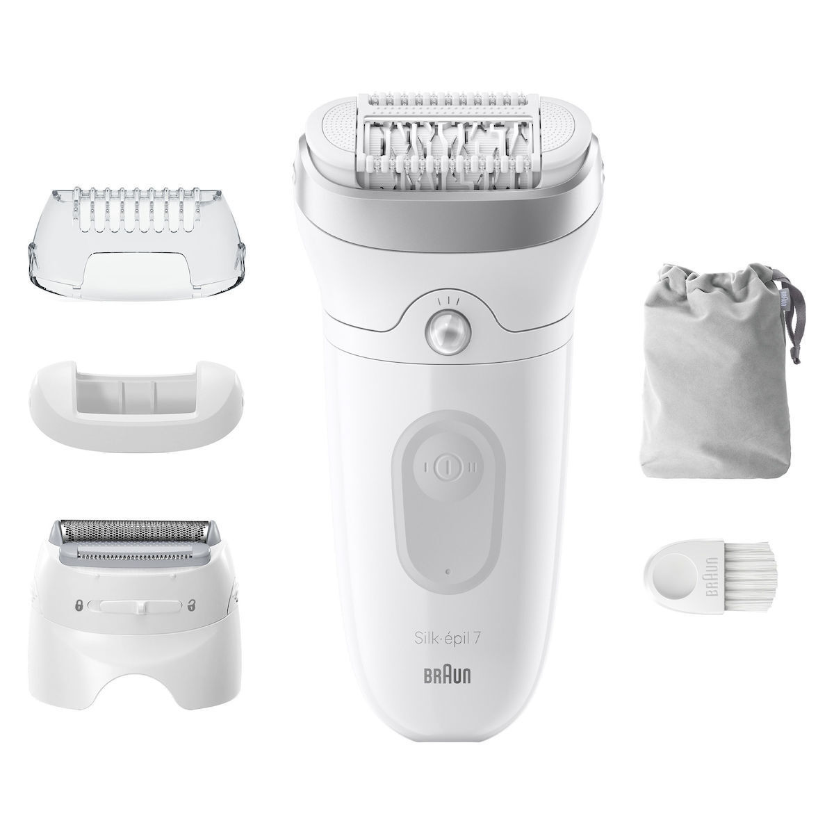 20240311164203_braun_braun_silk_epil_7_apotrichotiki_michani_epilator_gia_soma_mpikini_se7041.jpeg Braun Silk-épil 7 7-041 Epilierer Weiss Silber - Image 1