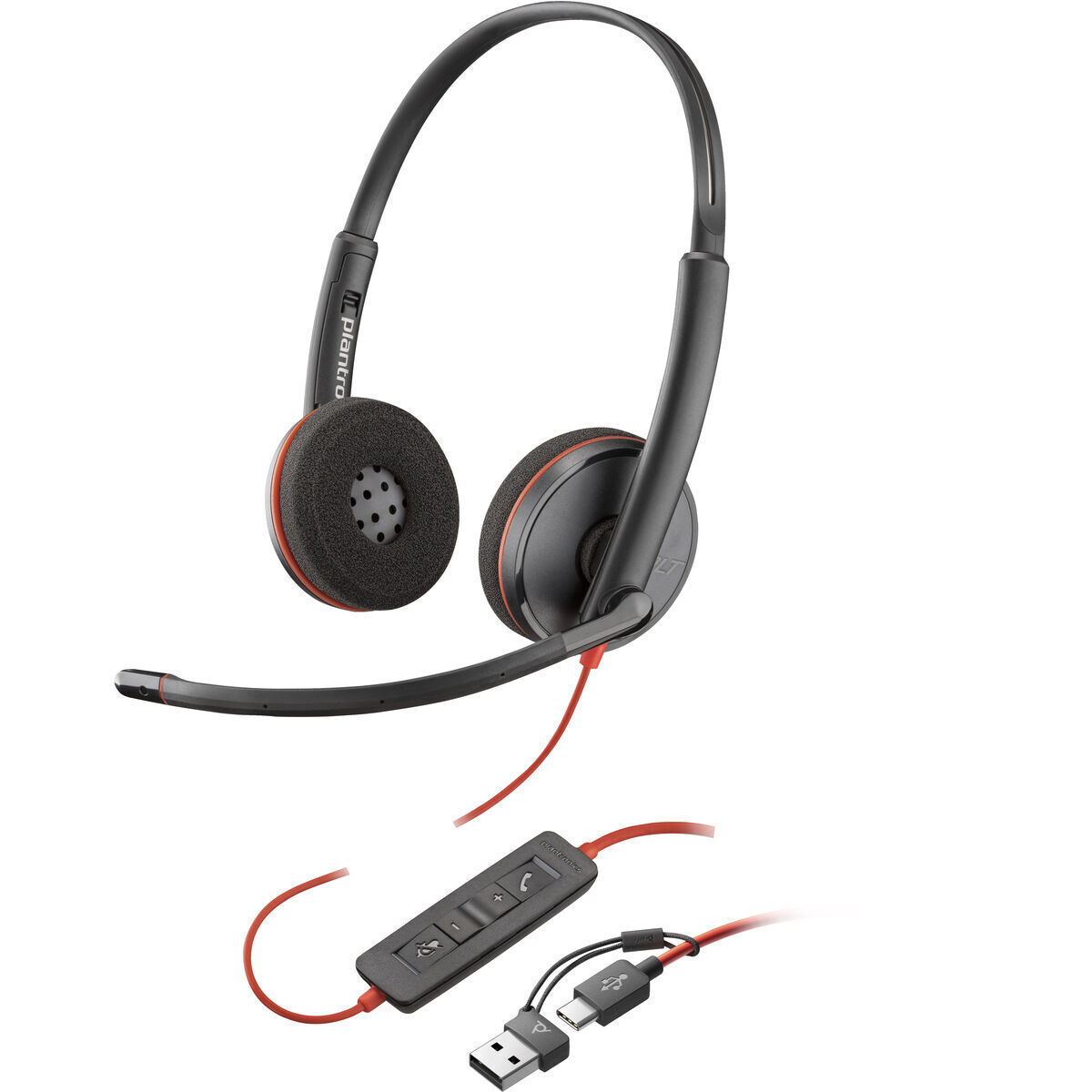 Poly Headset 8X2J9A6 / Blackwire 3220 Black - Image 1