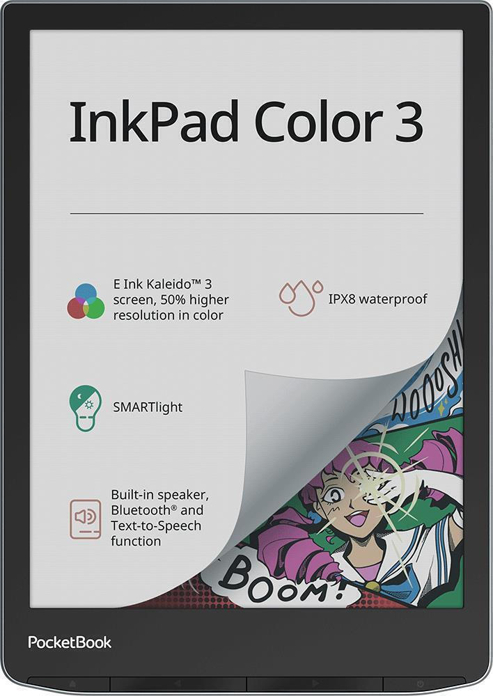 PocketBook eBook Reader PB743K3-1-WW / InkPad Color 3 EU L Blue/Black - Image 1