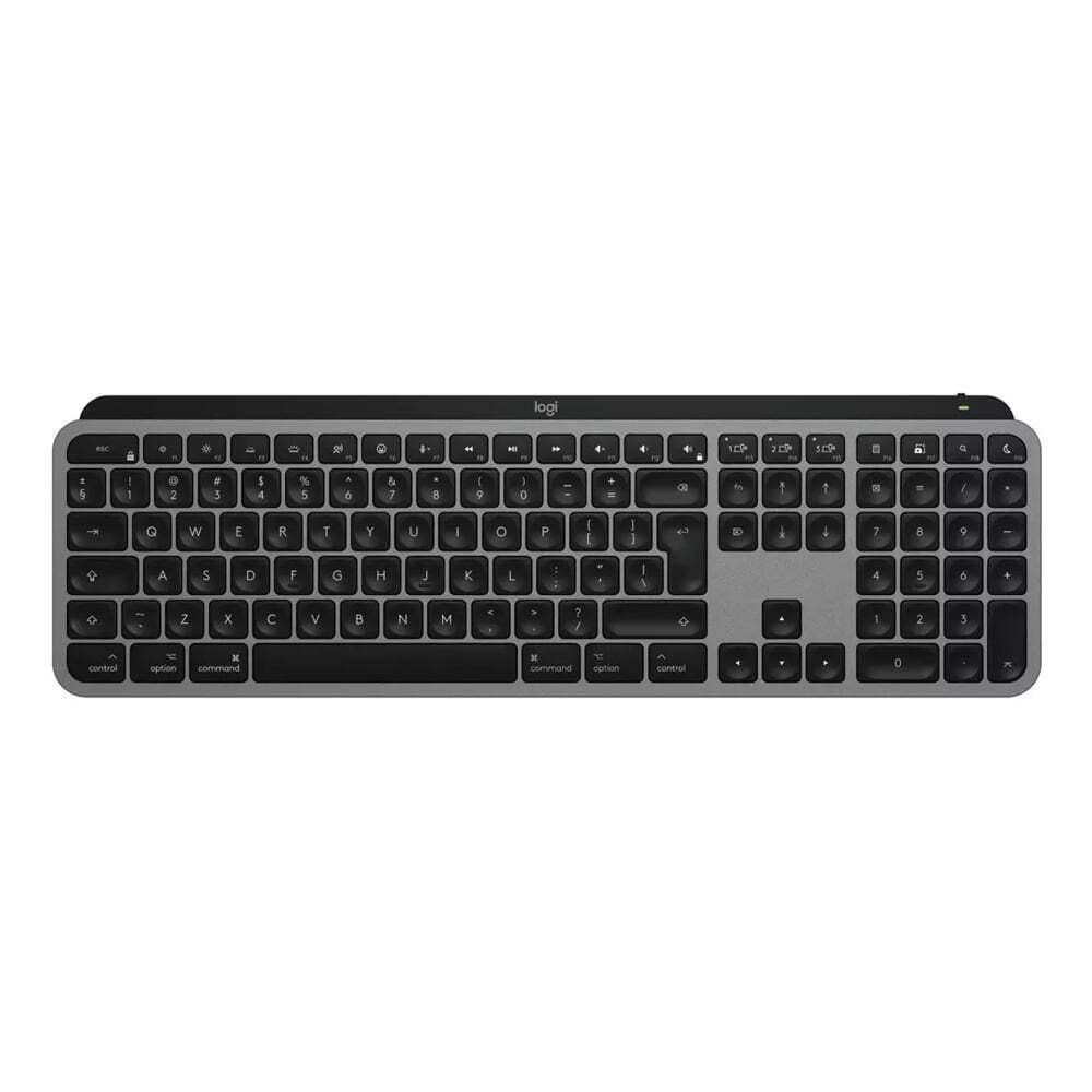 20240620163025_logitech_mx_keys_s_asyrmato_bluetooth_pliktrologio_international_english.jpeg Logitech Keyboard 920-011637 / MX Keys S für Mac Dark gray - Image 1