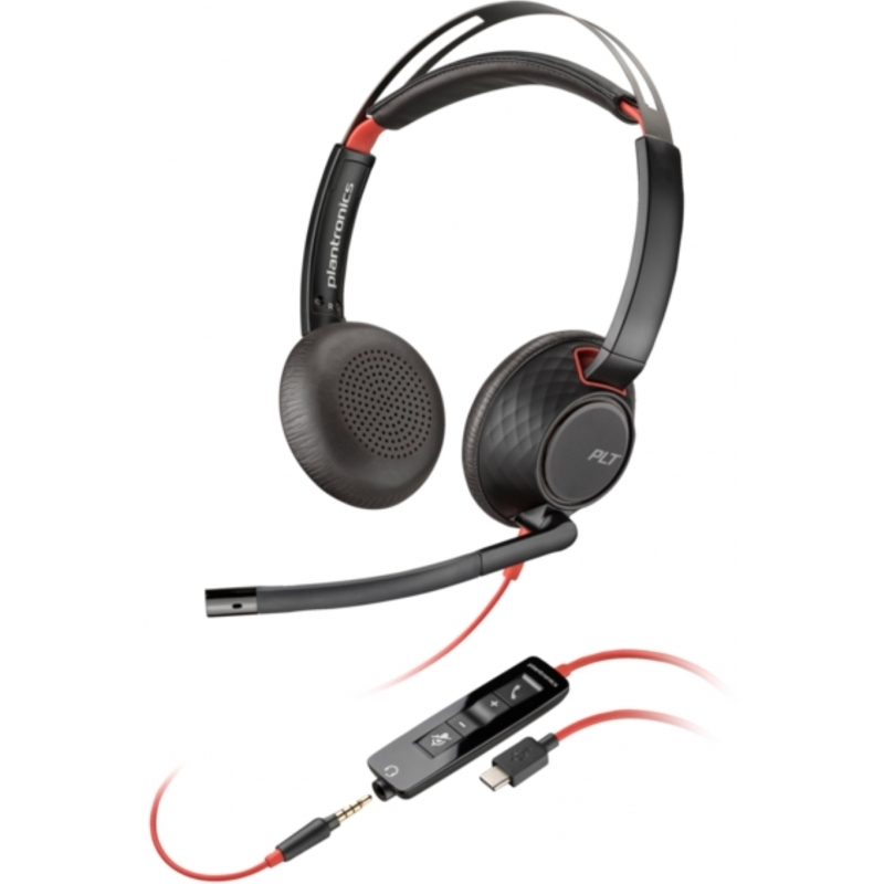 Poly Headset 8X231AA / Blackwire 5220 Black - Image 1