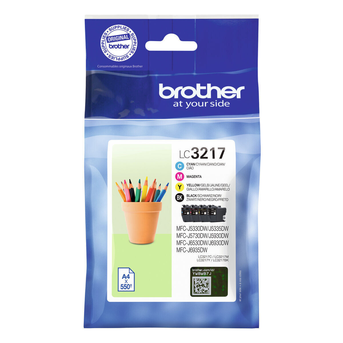 Brother Tinte LC-3217VAL Multipack BKCMY 4er Pack - Image 1