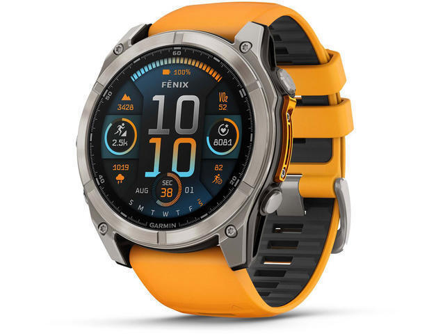 Garmin Wearable 010-02905-11 / fenix 8 Sapphire L Grey/Orange - Image 1