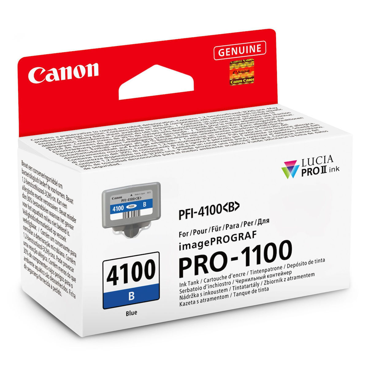 Canon Ink 6786C001 / PFI-4100 B Blue - Image 1
