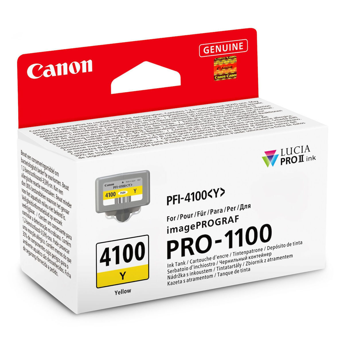 Canon Ink 6780C001 / PFI-4100 Y Yellow - Image 1