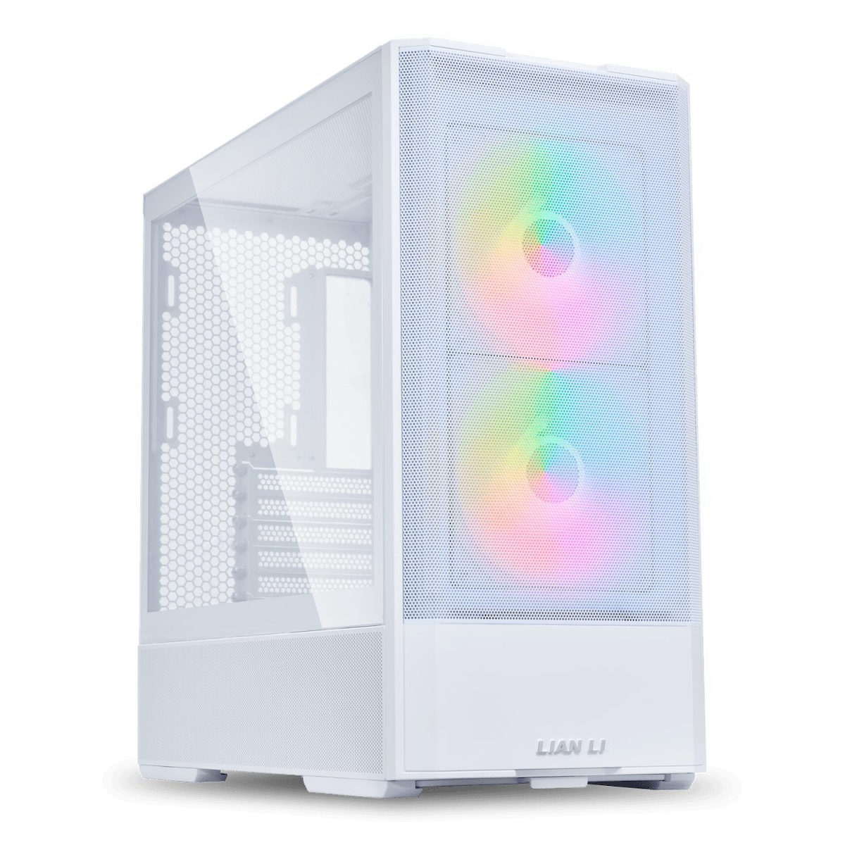 20241029165400_lian_li_lancool_207_midi_tower_kouti_ypologisti_me_rgb_fotismo_leyko.jpeg Lian Li PC housing G99.LAN207RW.00 / Lancool 207 White - Image 1