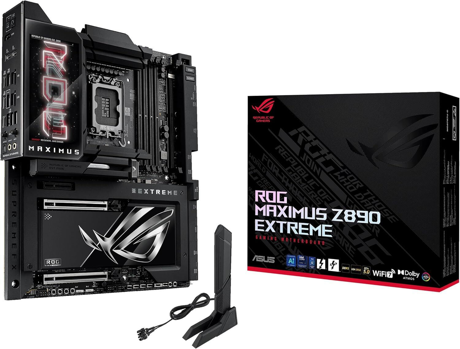 20241031134249_asus_rog_maximus_z890_extreme_wi_fi_motherboard_extended_atx_me_intel_1851_socket.jpeg Asus Motherboard 90MB1IA0-M0EAY0 / ROG Maximus Z890 Extreme Black - Image 1
