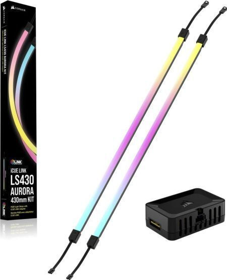 Corsair Lighting kit CL-9011136-WW / iCUE LINK LS430 Aurora RGB XL Doppelpack Black - Image 1