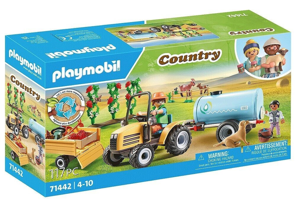 PLAYMOBIL® 71442-Traktor Anhaenger Wassertank - Image 1