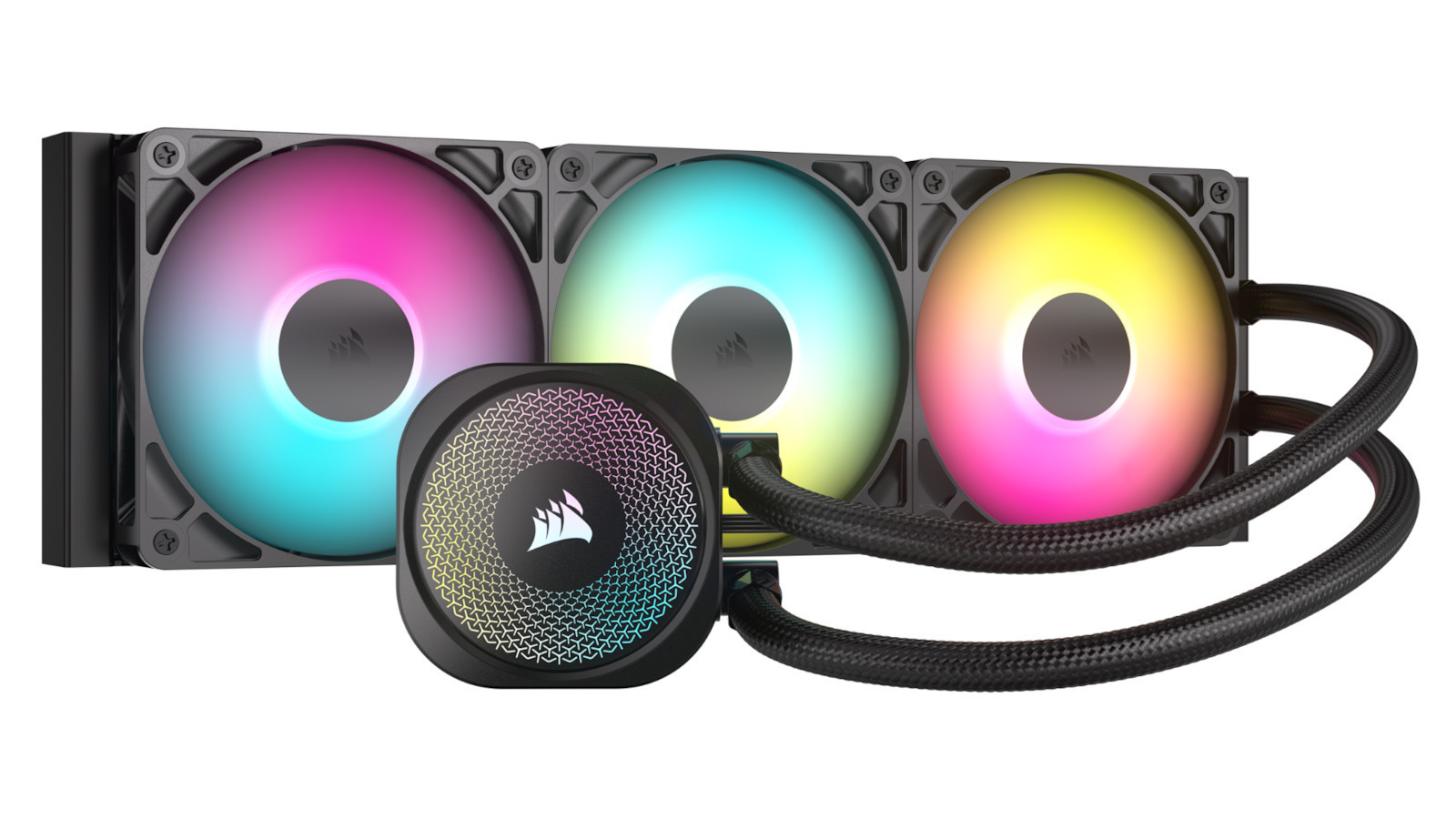 Corsair Water cooling CW-9060093-WW / NAUTILUS 360 ARGB XL Black - Image 1