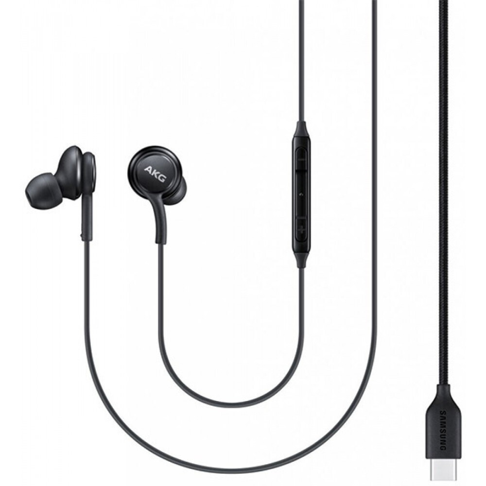 Samsung Ohrhörer mit Mikrofon EO-IC100BBEGEU, In-Ear, kabelgebunden, USB-C, Schw - Image 1