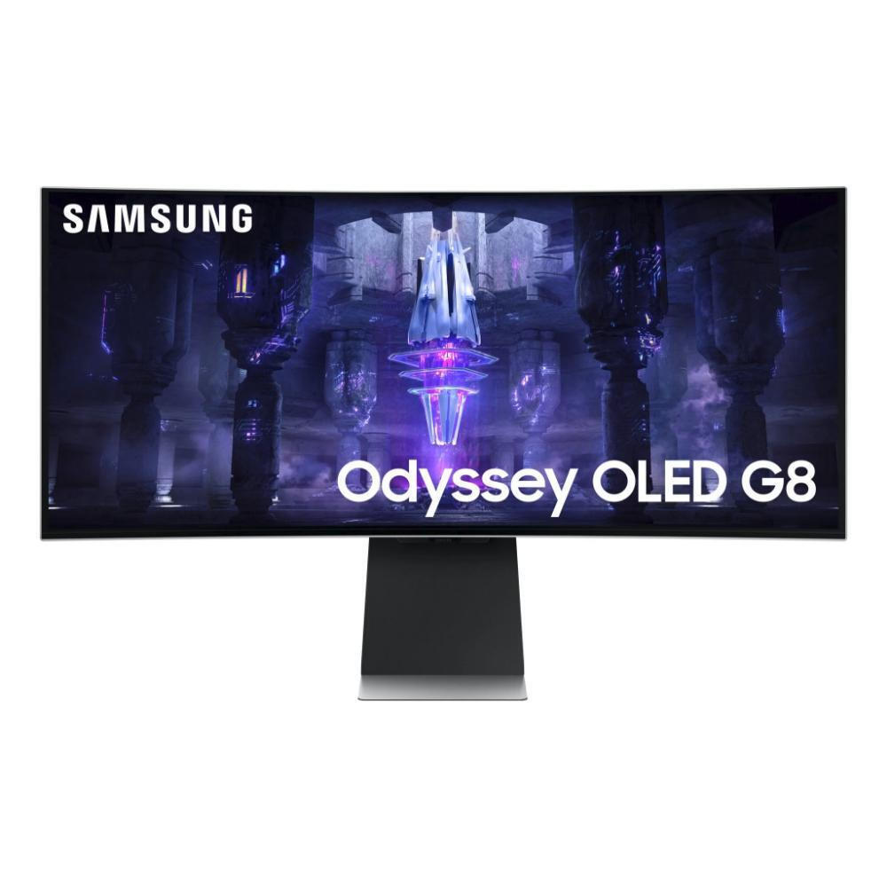 20241220144257_samsung_odyssey_g8_oled_hdr_curved_gaming_monitor_34_qhd_3440by1440_175hz_me_chrono_apokrisis_0_03ms_gtg.jpeg Samsung Monitor LS34DG850SUXDU / S34DG850SU Silver" "(34 ")"" - Image 1