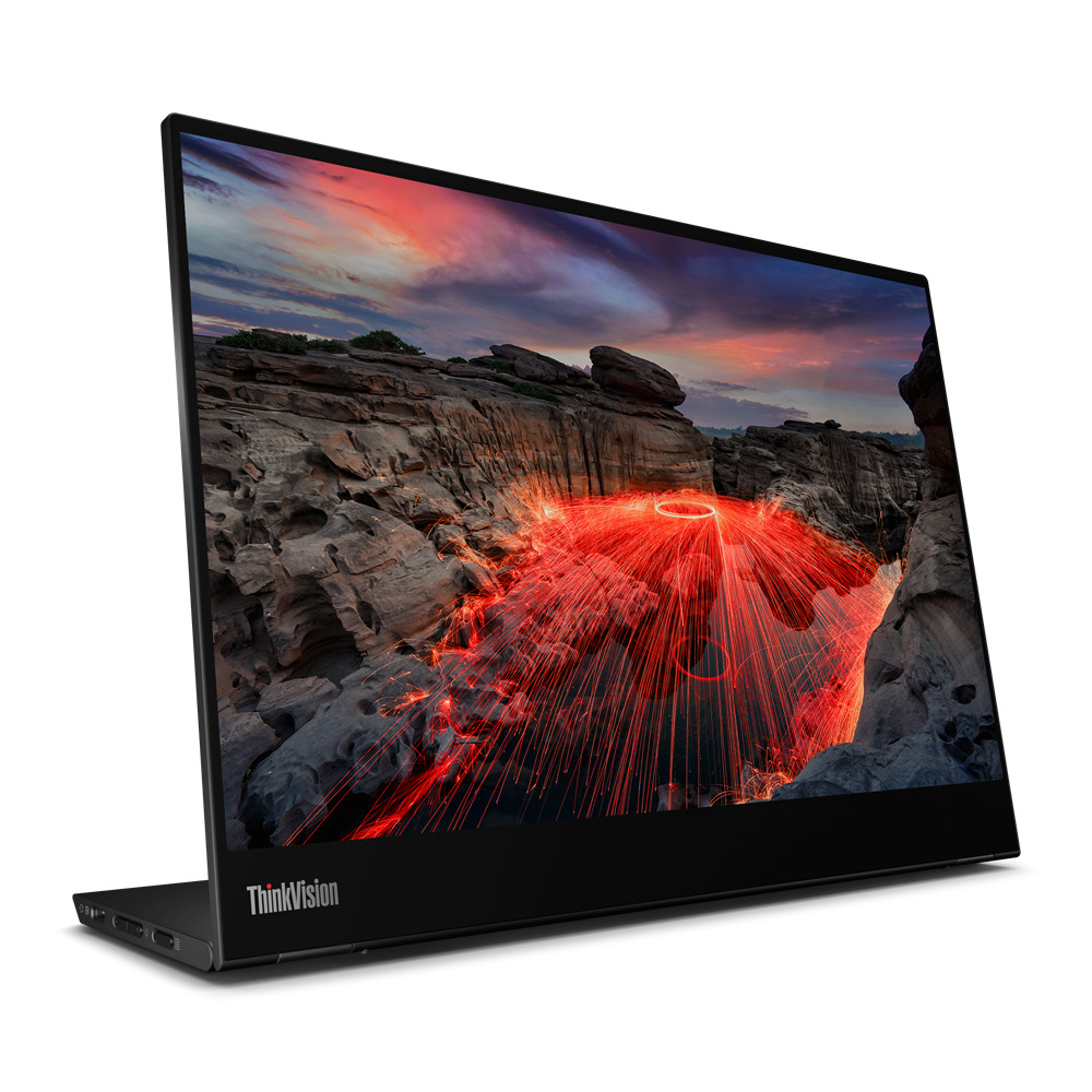 Lenovo Monitor 63FDUAT6WL / ThinkVision M14t Gen 2 Black" "(14 ")"" - Image 1