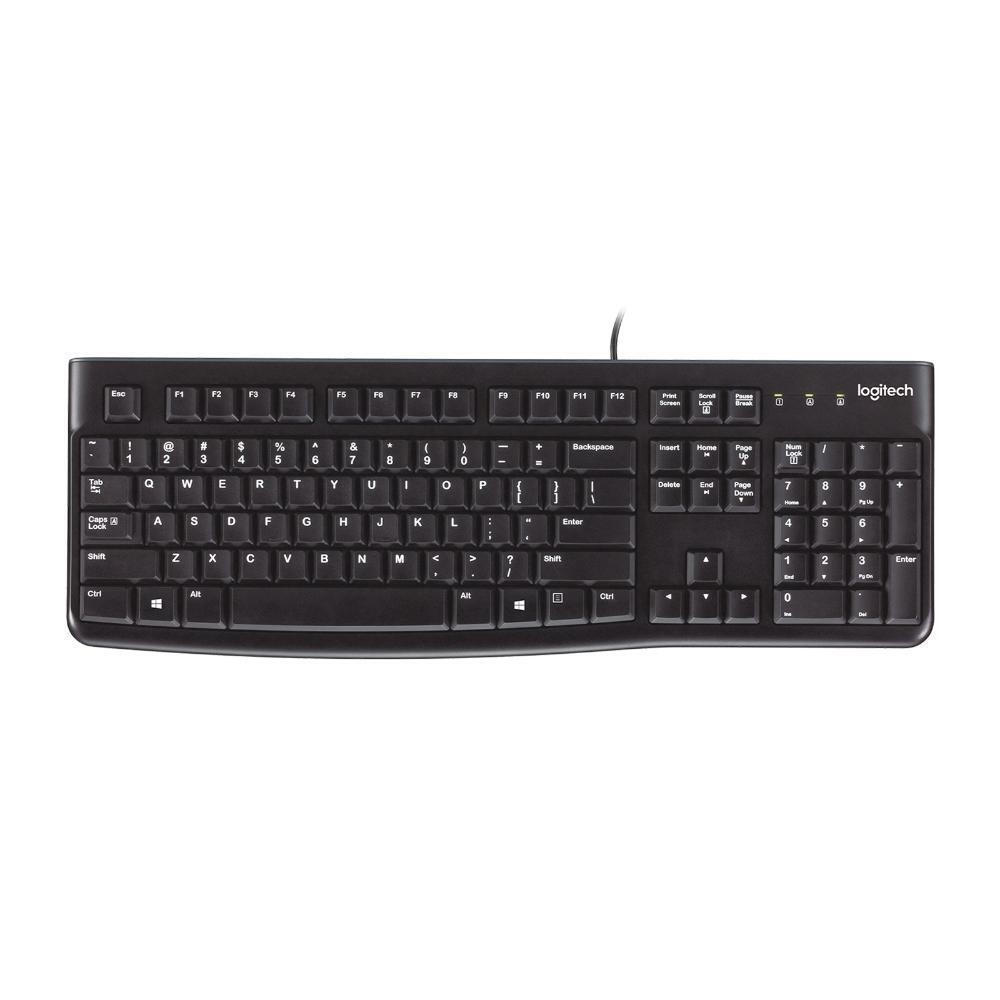 20250103151918_logitech_k120_pliktrologio_agliko_us.jpeg Logitech Keyboard 920-002508 / K120 Black - Image 1