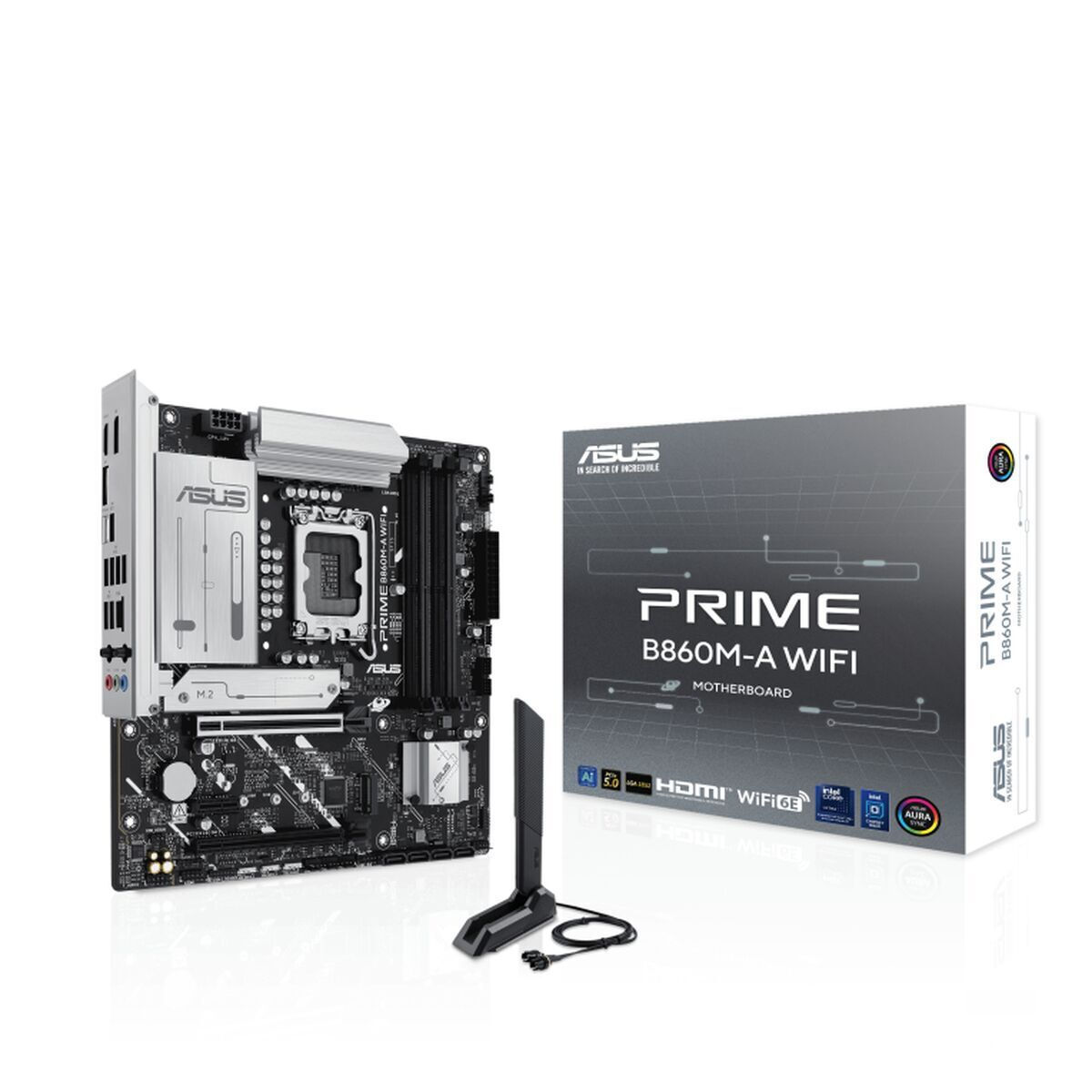20250115103906_asus_prime_b860m_a_wifi_motherboard_micro_atx_me_intel_1851_socket.jpeg Asus Motherboard 90MB1JY0-M0EAY0 / PRIME B860M-A WIFI Black - Image 1