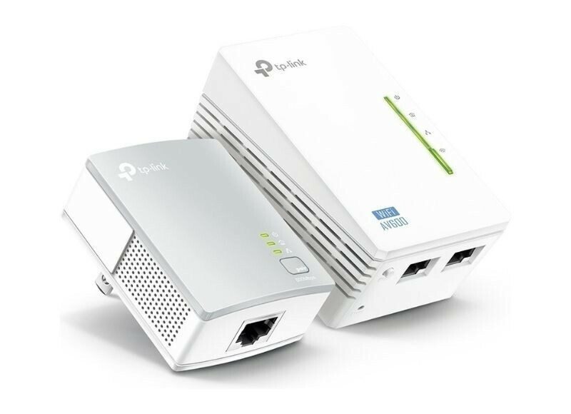 TP-LINK Powerline Station TL-WPA4220 KIT / TL-WPA4220 Kit Multipack White - Image 1