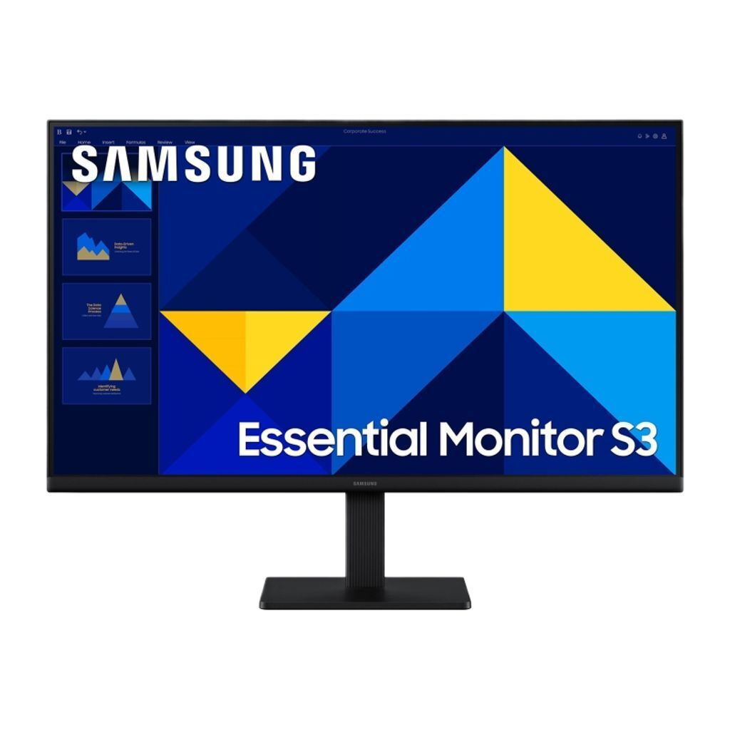 Samsung Monitor LS24D304GAUXEN / Essential LS24D304GAU Black - Image 1