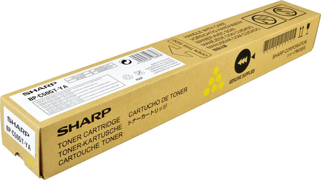 Sharp Toner BPC50GTYA / BP-C50GTYA Yellow - Image 1