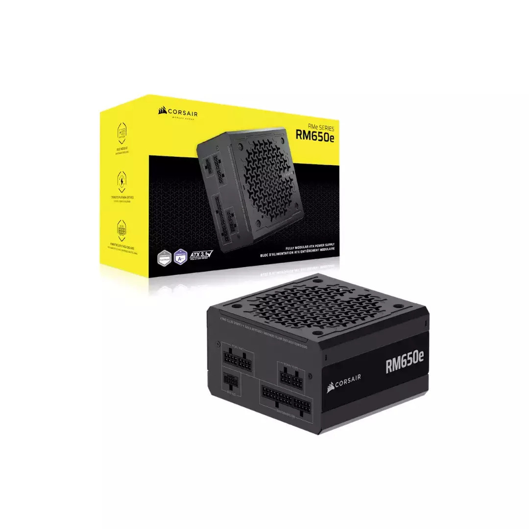 Corsair PC power supply unit CP-9020302-EU / RM650e 650W Black - Image 1