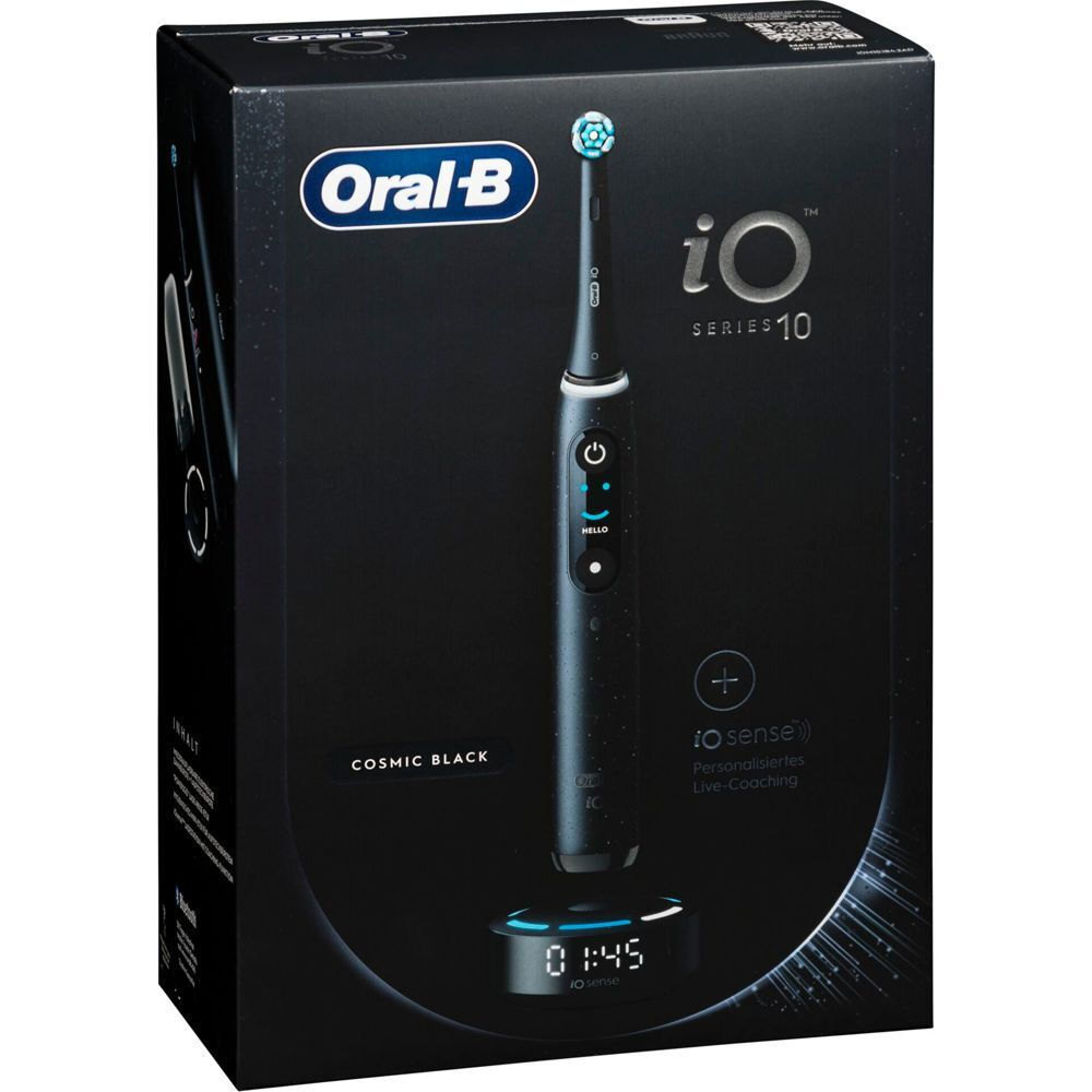 Oral-B iO Series 10, elektrische Zahnbürste, Schwarz, 435587 - Image 1