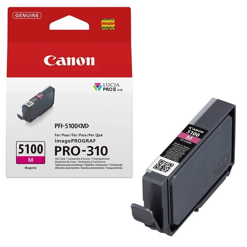 Canon Ink 6954C001 / PFI-5100 M Magenta - Image 1