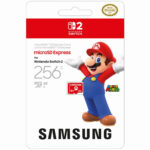 Samsung Micro SD-Karte 10016156 / 256GB Express Nintendo Red