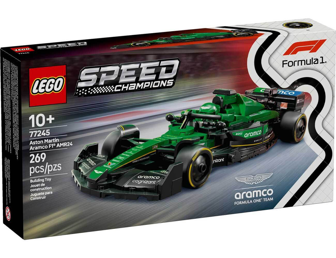 20250513132420_lego_speed_champions_f1_racing_car_aston_martin_armaco_amr24_gia_10_eton_269tmch_77245.jpeg LEGO® Speed Champions 77245 Aston Martin Aramco F1 AMR24 Rennauto - Image 1